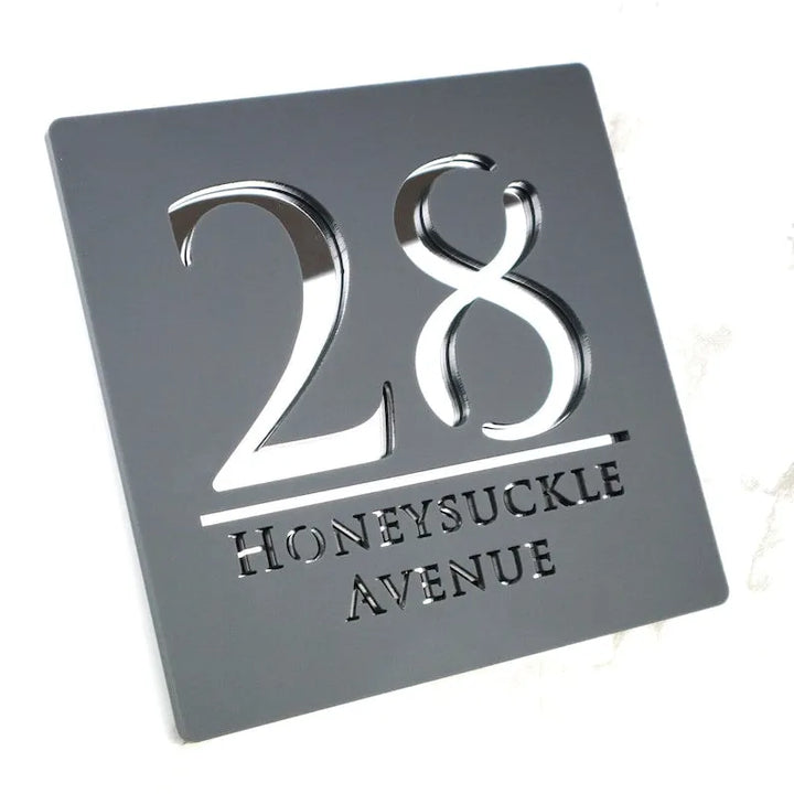 Custom Door Number Sign Plaque