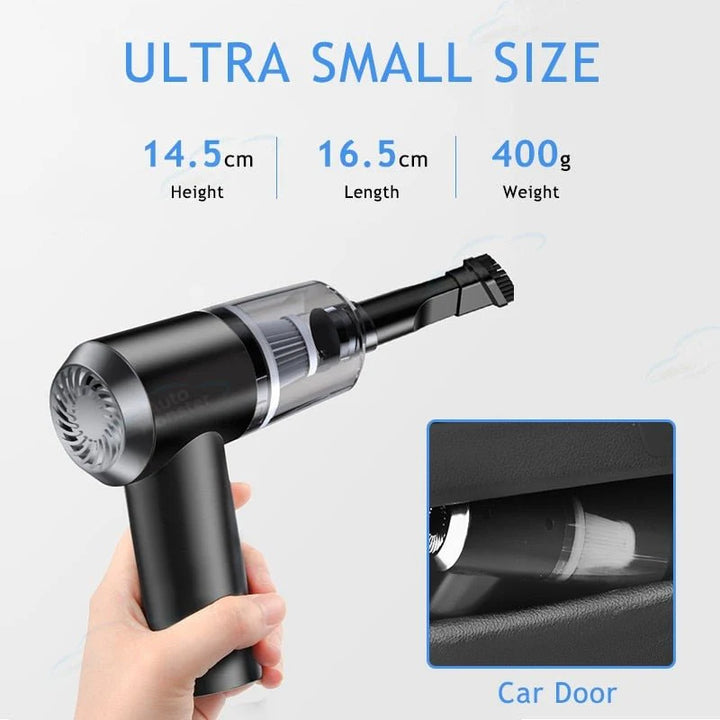 Rechargeable portable vacuum cleaner