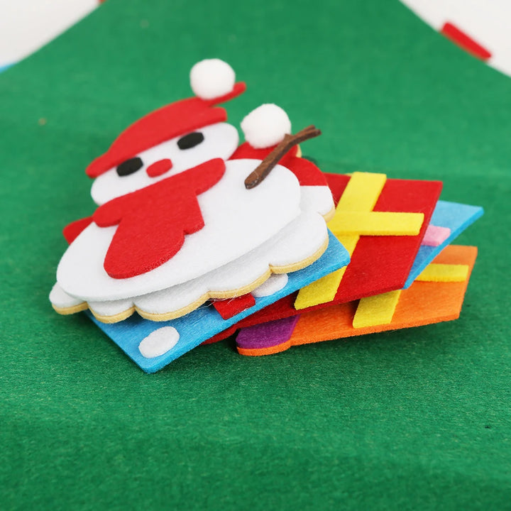 Montessori Diy Felt Christmas Tree + Snowman