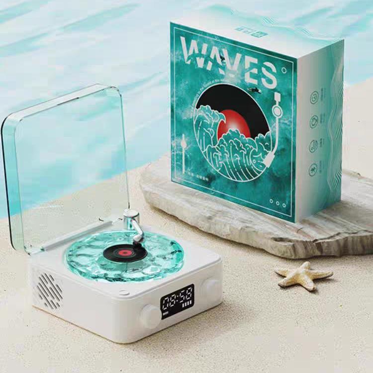 Waves Retro Bluetooth-Plattenspieler