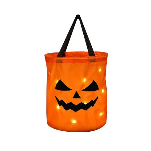 GlowLight Pumpkin Treat Basket