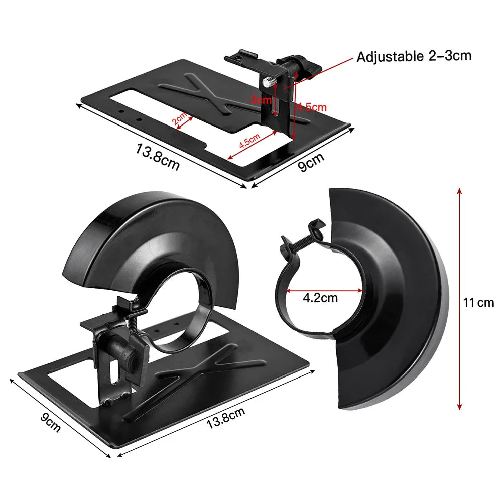 ADJUSTABLE GRINDER BASE BRACKET