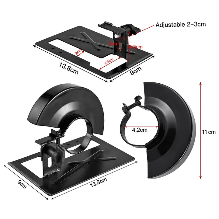 ADJUSTABLE GRINDER BASE BRACKET