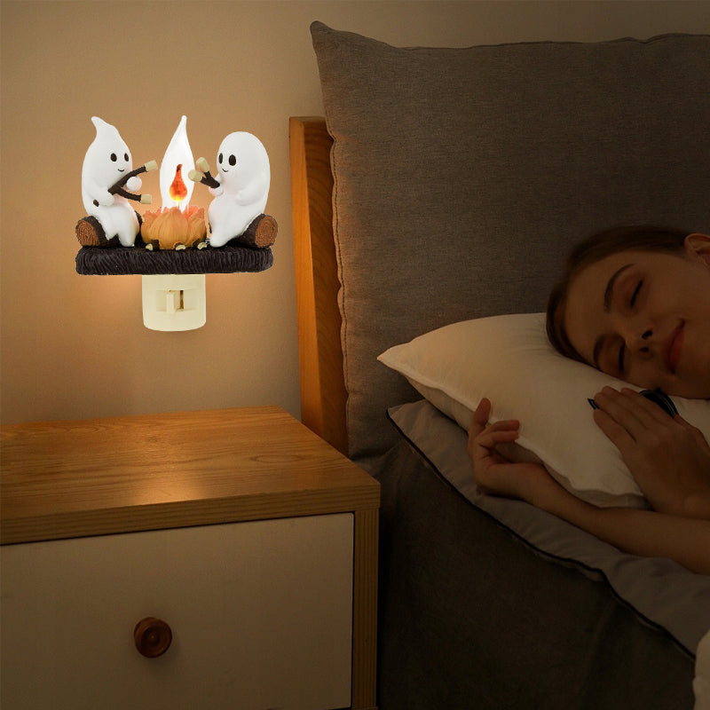 Ghost Campfire Nightlight