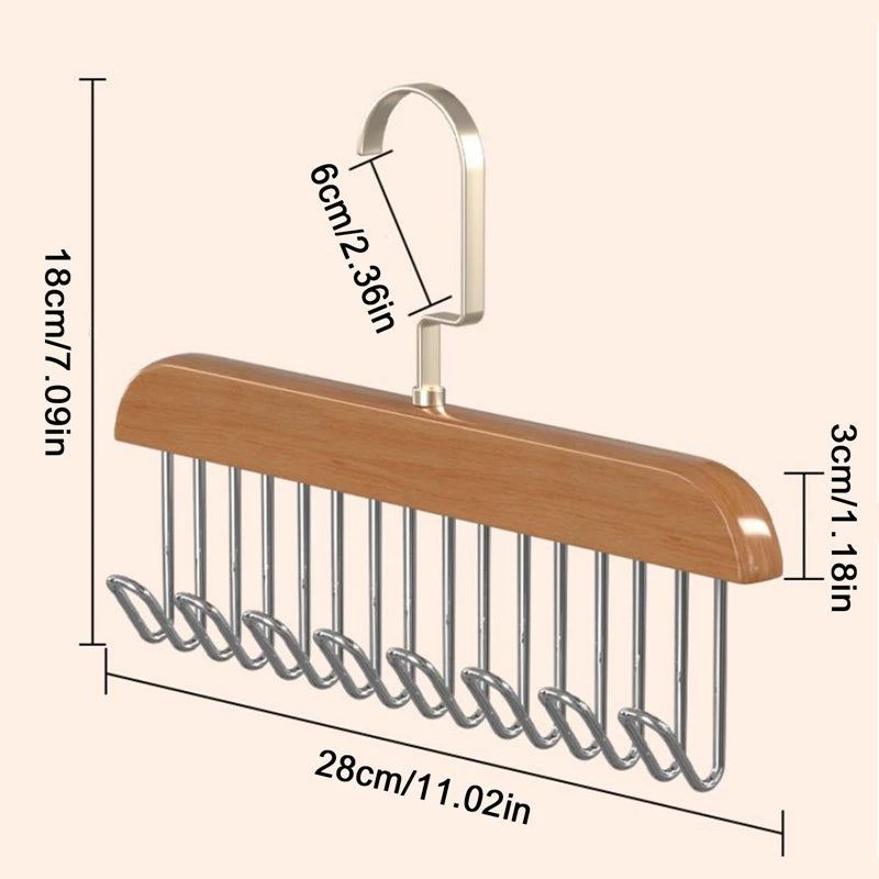 Schrank-Organizer aus Massivholz