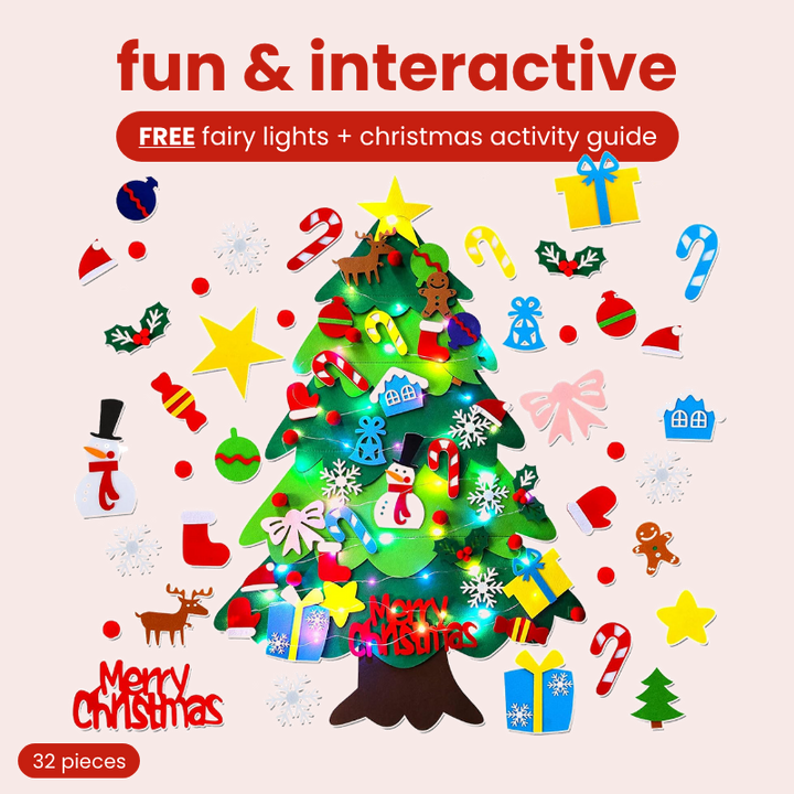 Interactive Felt Christmas Tree