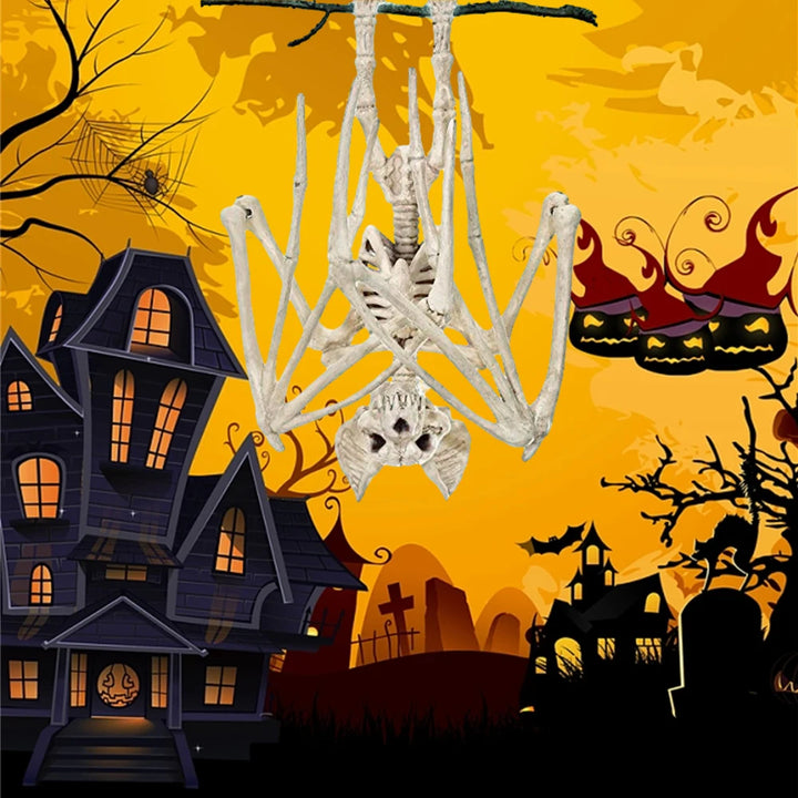 Spooky Bat Skeleton Decor