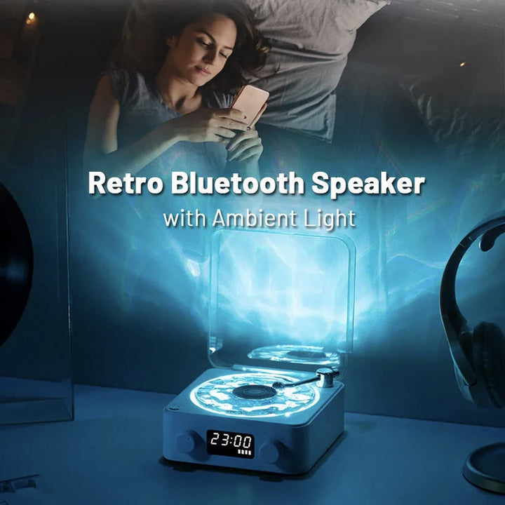 Waves Retro Bluetooth Record Player