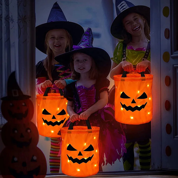 GlowLight Pumpkin Treat Basket