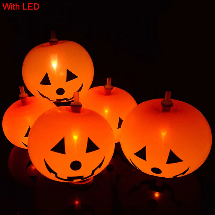 Gruselige Halloween LED Ballons