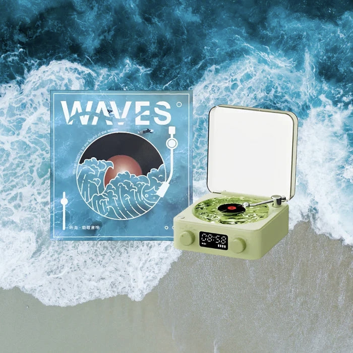 Waves Retro Bluetooth-Plattenspieler