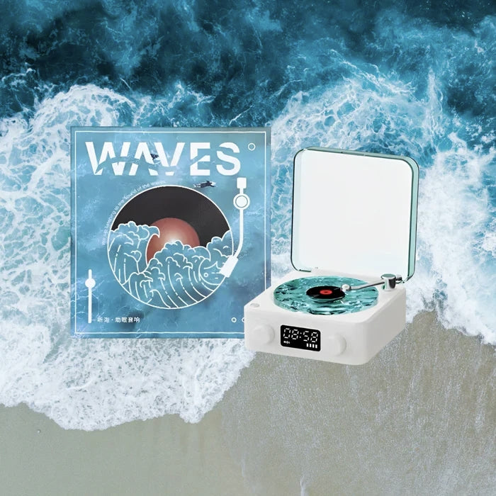 Waves Retro Bluetooth-Plattenspieler