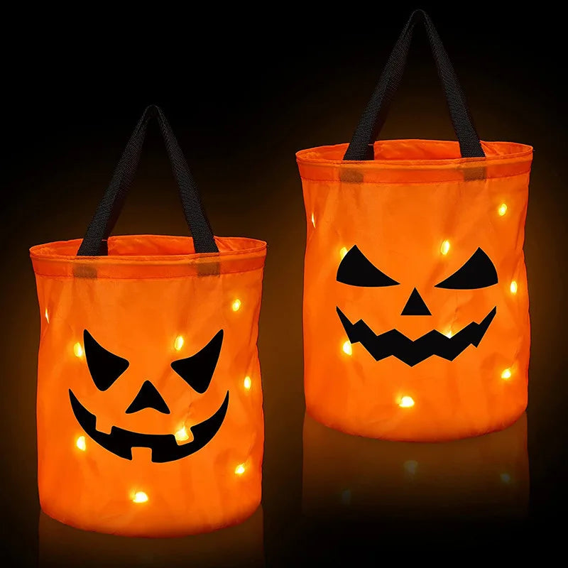 GlowLight Pumpkin Treat Basket