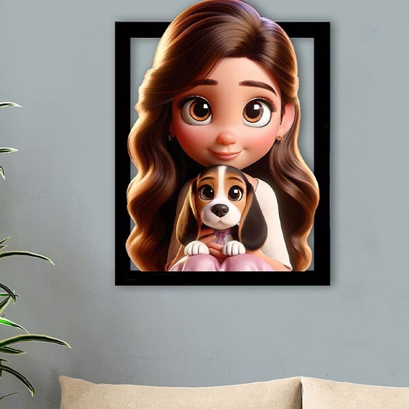 3D Cartoon Memory Frame