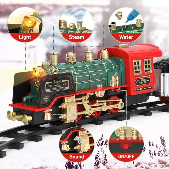 Magic Steam Christmas Train Set