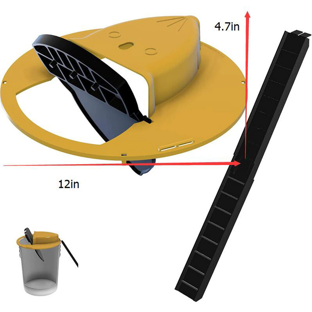 Mausefalle mit Flip-N-Slide-Eimerdeckel 